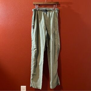 Gramicci Women’s Vintage Belted Gorpcore Green Lightweight Hiking Trail Pants